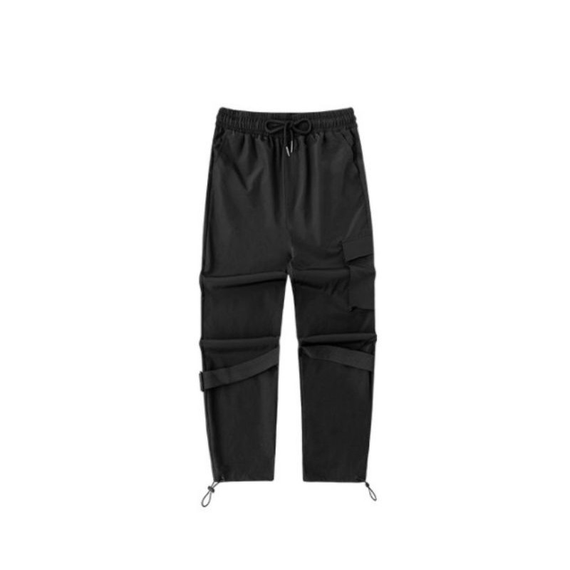 Quần jogger dù phối dây cực đẹp ạ - ẢNH THẬT