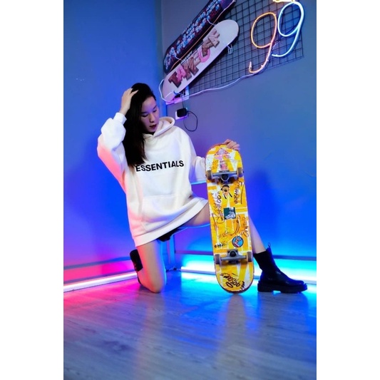 [RẺ VÔ ĐỊCH] Áo hoodie nỉ chữ ESSEN đủ màu from thụng Unisex,Áo nỉ hoodie Nam/Nữ dáng rộng thể thao(ảnh thật) | BigBuy360 - bigbuy360.vn