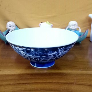Chén sứ họa tiết xanh