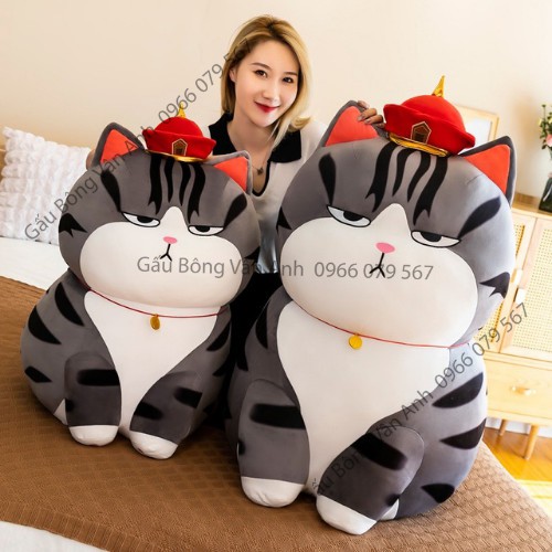 Gấu Bông Mèo Hoàng Thượng Big Size -Cam Kết Hàng Nhập Cao Cấp