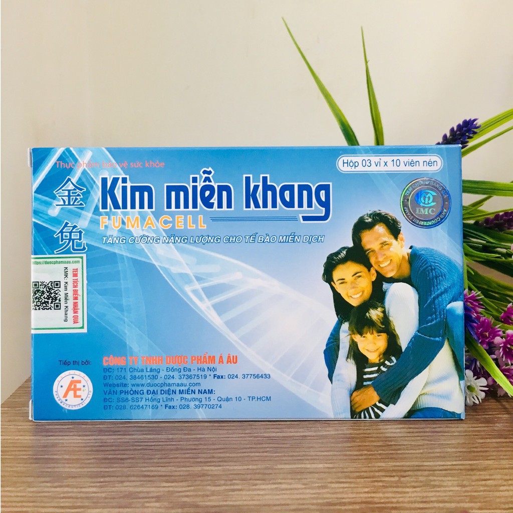 Kim miễn khang – Hỗ trợ điều trị vẩy nến, bệnh tự miễn dịch (Hộp 30 viên)