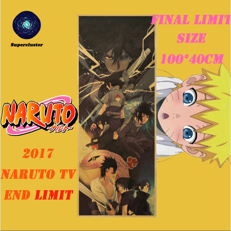 Poster Phim Anime Naruto "Sasuke Final Limit" 100x40cm