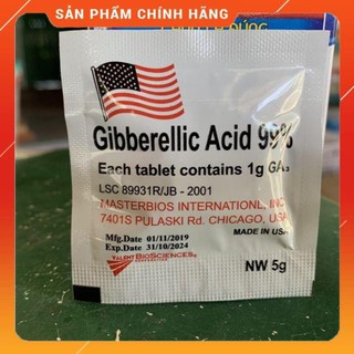 Set 5 viên GA3 siêu kích thích taeng trưởng cây trồng viên 5g