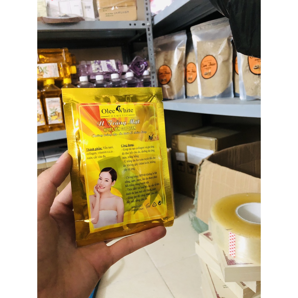 Ủ trắng huyết yến