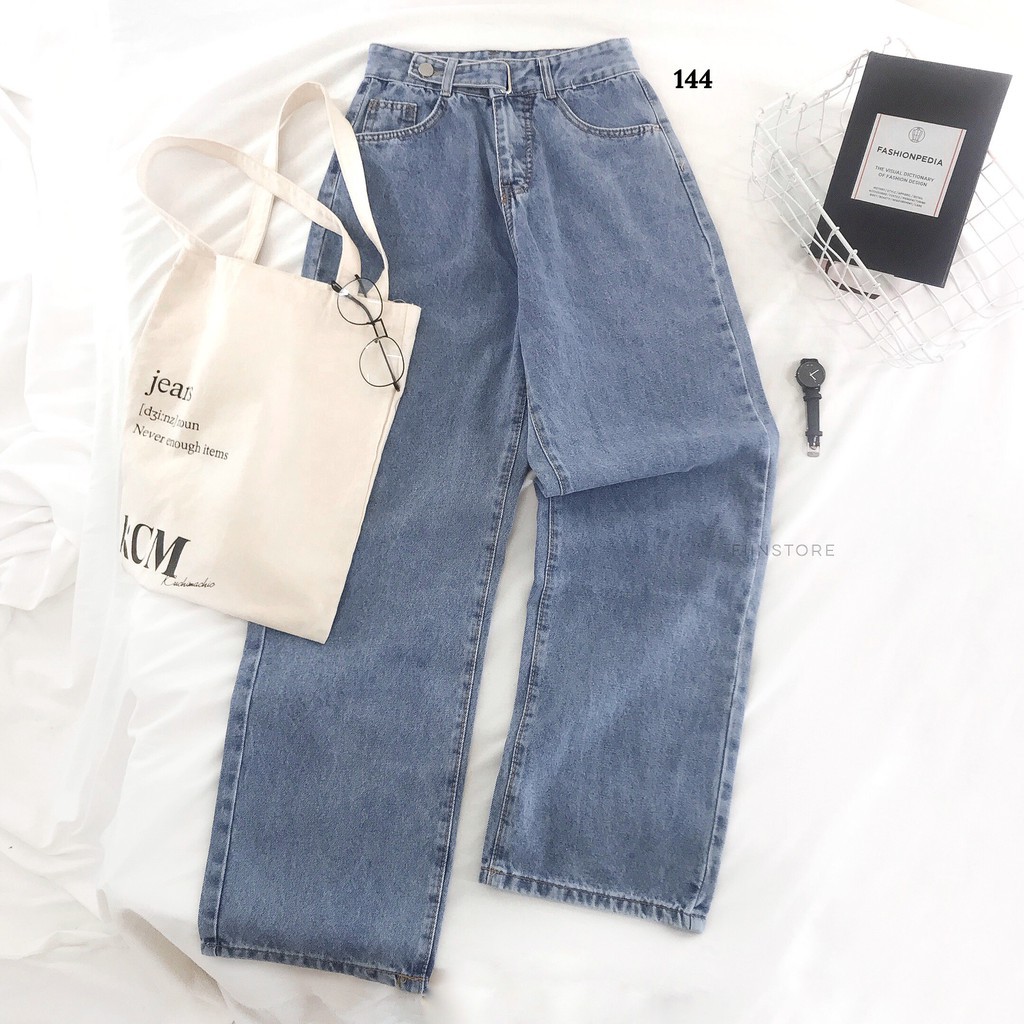 [Mã SKAMSALE06 giảm 10% tối đa 100K đơn 150K] Quần Baggy Jeans tổng hợp các mẫu hot Ulzzang Unisex - Made by Fiin