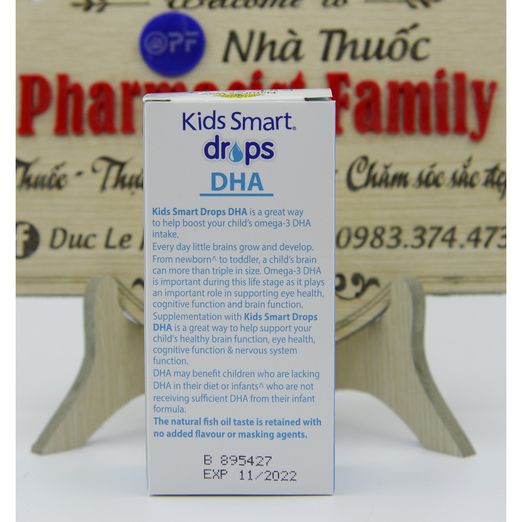 [ÚC] DHA Cho Trẻ Sơ Sinh Nature's way Kids Smart Drops DHA - 20 mL