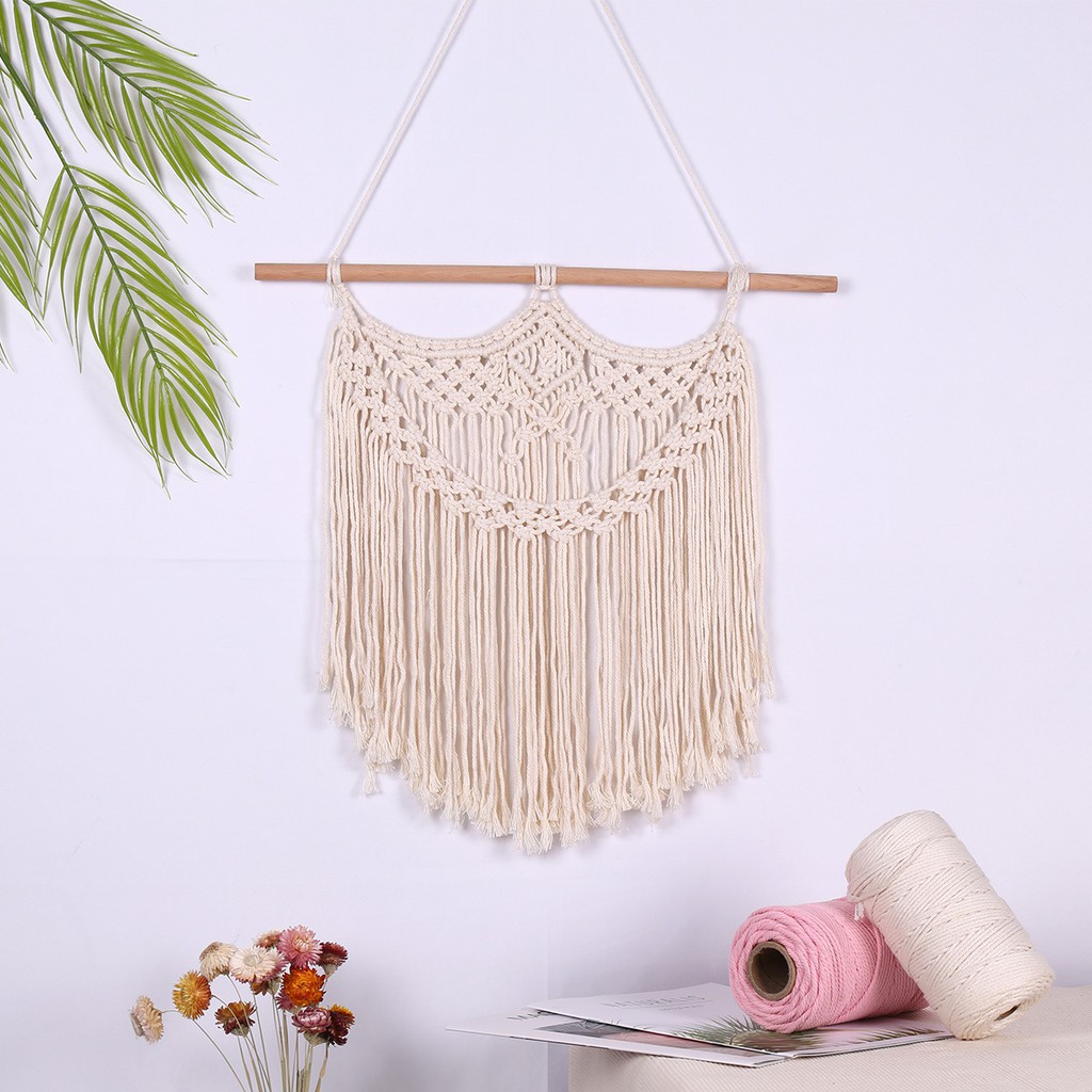 [CÓ SẴN] Mành treo Rèm treo tường Macrame trang trí decor nhà cửa