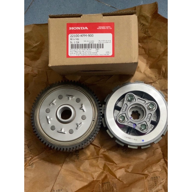 Bộ nồi sau Wave anpha/ W thái/ Dream/ super DR/ RS 100/ W @ zin hãng Honda