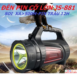 [Chính hãng-sáng 12h liên tục]Đèn pin xách tay siêu sáng chống nước JS-881 chính hãng