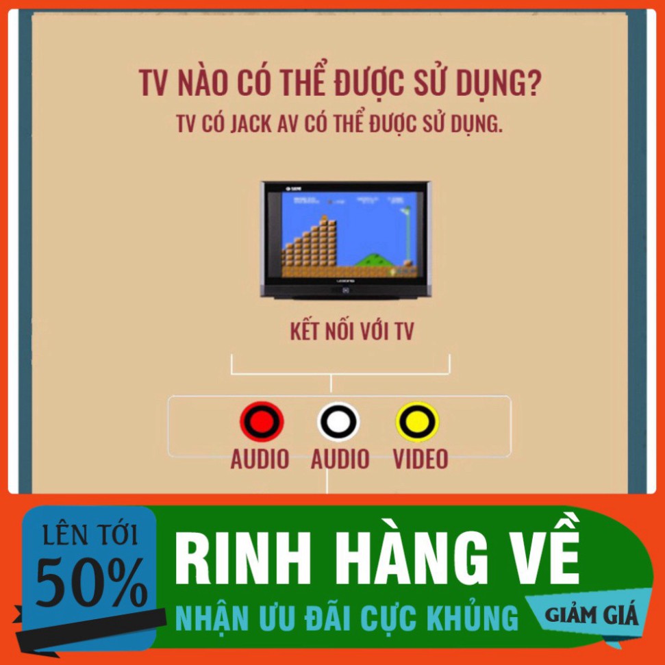 GIÁ SẬP SÀN Máy chơi game điện tử 4 nút Family Computer có 500 trò chơi không trùng lặp trong máy + băng 132 trò chơi ..