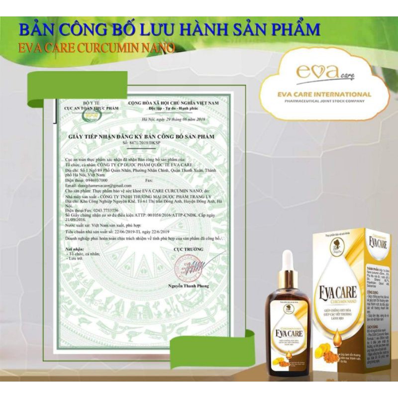 nano curcumin evacare