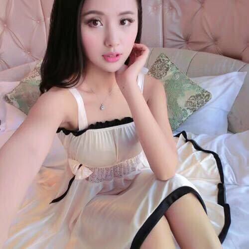 Đầm Ngủ Hai Dây Mỏng Phong Cách Hàn Quốc Gợi Cảm Dành Cho Nữ