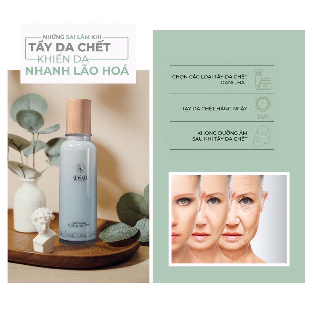 Tẩy da chết - detox da Kosxu mới Cọ Kosxu