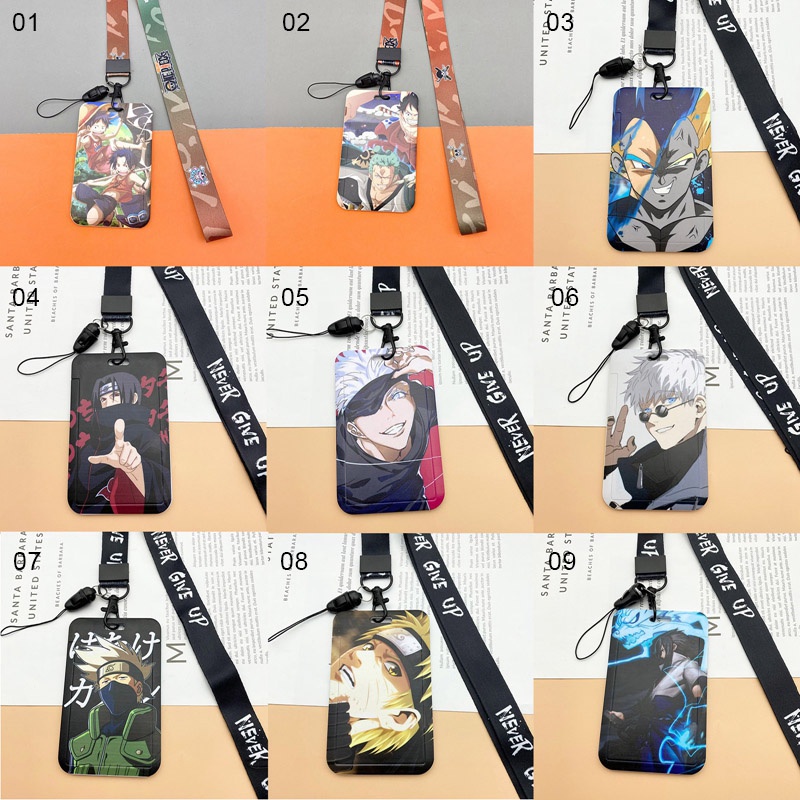 Vỏ Bảo Vệ Thẻ ID Điều Khiển Tàu Ngầm Hình Naruto Pirate Curse Seven Dragon Ball Có Dây Đeo