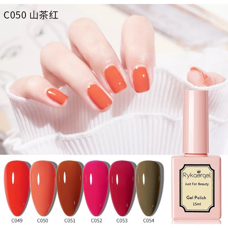 [41-60] Sơn gel Rykaergel chai15ml mà nail chăm sóc móng làm nail