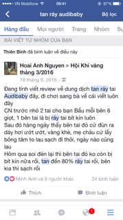 Dung dịch làm tan ráy tai Audibaby 10 ống