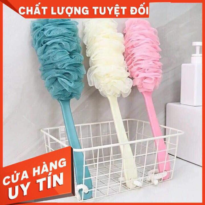 CHỔI BÔNG TẮM CÓ CÁN CHÀ LƯNG MATXA