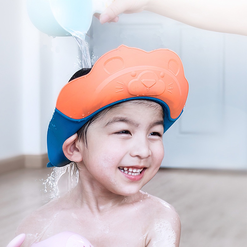 Mũ Gội Đầu Bằng Cao Su Mềm Chống Thấm Nước Dành Cho Trẻ Em