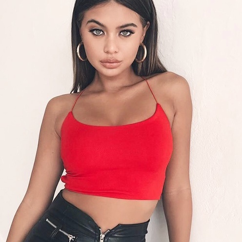 Áo croptop TODOBLACK không tay hở lưng ôm dáng phong cách thể thao thời trang đi biển quyến rũ cho nữ