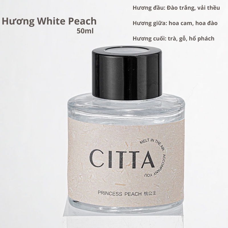 [CITTA]Tinh Dầu Nước Hoa Ô Tô Que Gỗ Tự Nhiên CITTA-CT0133 Khuếch Tán Tạo Hương Thơm Cho Xe Hơi Khử Mùi trên xe