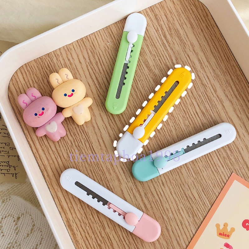 Dao Rọc Giấy Mini Macaron Văn Phòng Phẩm Cute