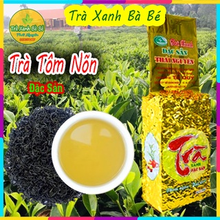 Trà xanh tân cương thái nguyên - trà nõn tôm đặc sản chè thái nguyên 500g - trà xanh bà bé