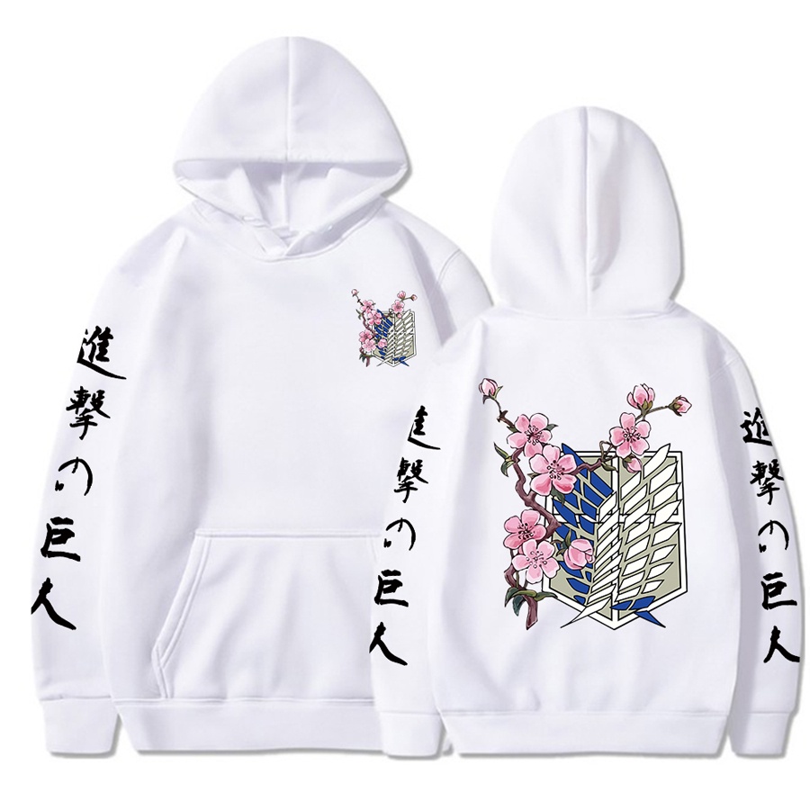 Áo Hoodie Nam Nữ Nỉ Ngoại Nam Nữ anime Attack on Titan, Áo khoác thu đông vải dày, Anam Store