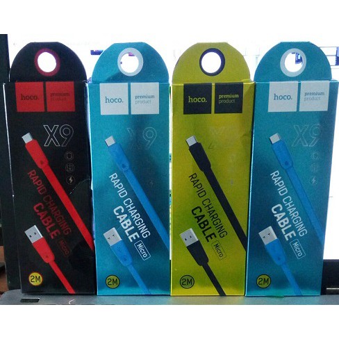 Cáp Sạc Samsung Dẹt 2m Hoco X9 Chính Hãng - Dây Sạc Android Sạc Cực Nhanh