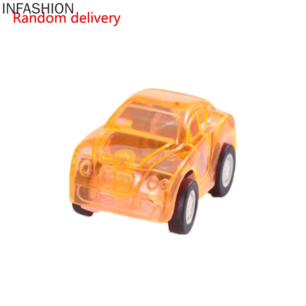 Đồ Chơi Xe Hơi Lên Dây Cót Mini Trong Suốt Thiết Kế Dễ Thương Cho Bé