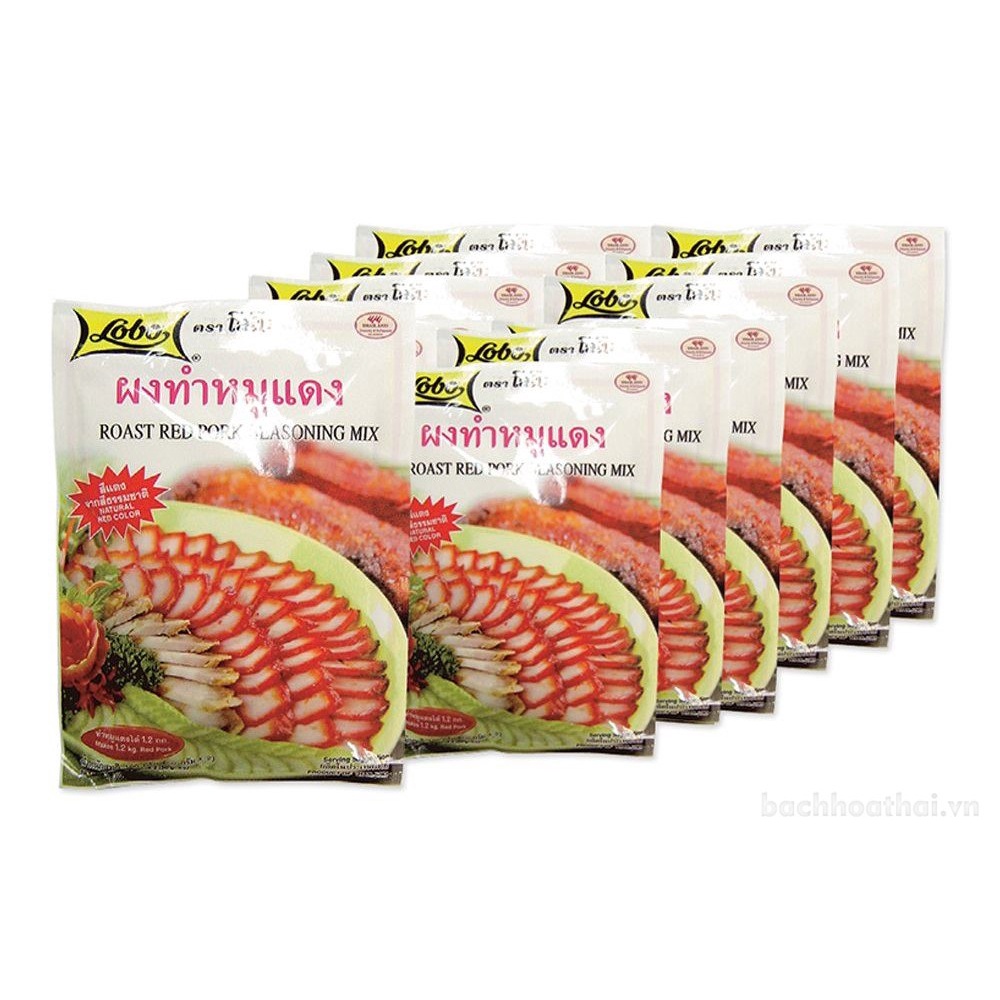 Gia vị ướp thịt nướng Lobo ROAST RED PORK SEASoņING MIX Thái