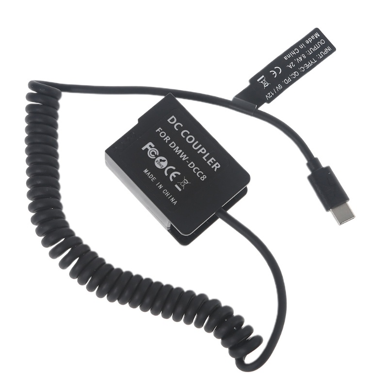 Nguồn Chuyển Đổi Type-C Sang DMW DCC8 Cho Máy Ảnh G5 G6 G7 G80
