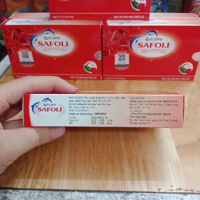 Avisure Safoli - sắt hữu cơ cho phụ nữ mang thai (Hộp 30 viên)