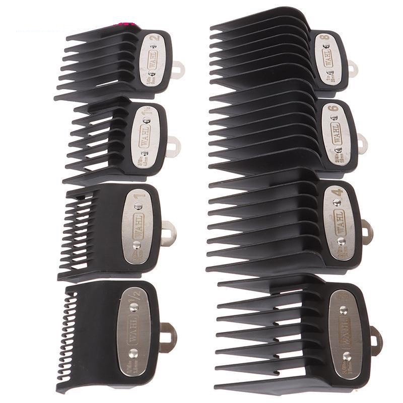 Bộ Cữ Gá Thép WAHL 8 Cái Chuyên Tông Đơ Barber Fade