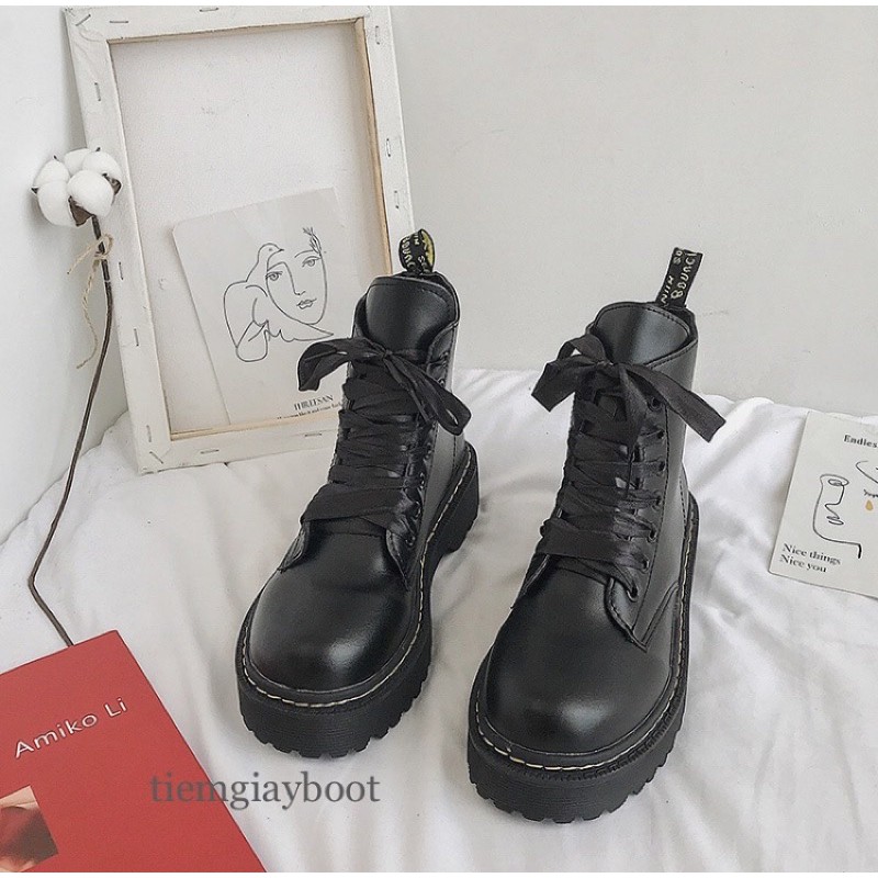 Boot Siêu Đẹp KQ09 ⚡FREESHIP⚡Tặng kèm 2 loại dây ruy băng + dây thường (FULL BOX LOGO TIỆM GIÀY BOOT)