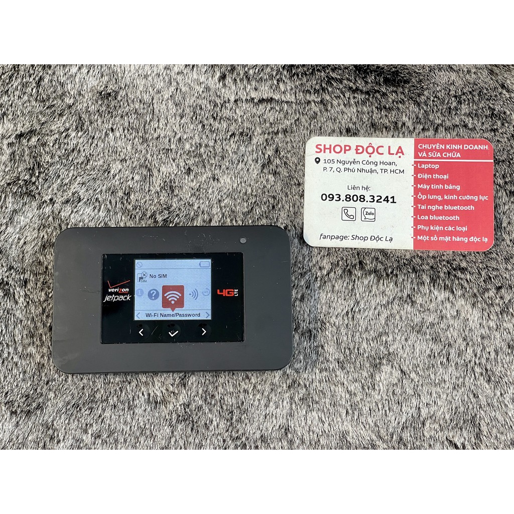 Bộ phát Wifi Verizon JetPack 4G Netgear AC791L phiên bản pin 4340mAh