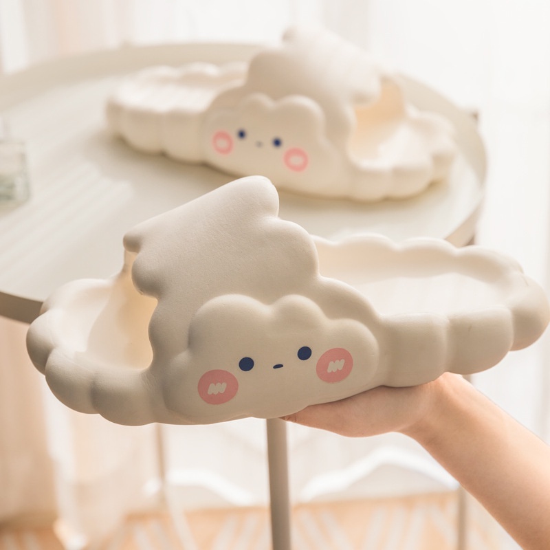 Dép nữ ĐÁM MÂY CUTE độn đế quai ngang đế 3.5 cao cấp