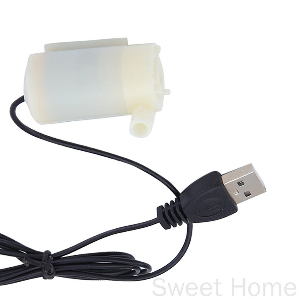 Máy Bơm Nước Mini Cho Hồ Cá Cổng Usb Dc 5v 2-3l / Phút