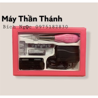Máy thần thánh chỉnh kim tốc độ chuyên phun xăm lông mày tạo hạt đẹp
