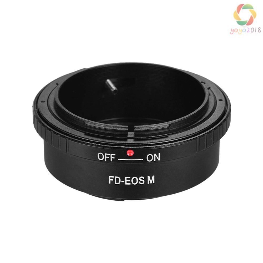 Ngàm Chuyển Đổi Ống Kính Canon Fd Lens Sang Canon Eos M M2 M3 M5 M6 M10 M50 M100