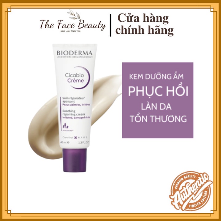 Kem Phục Hồi Da Bioderma Cicabio Cream 40ml