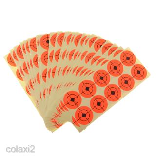 250pcs Shooting Targets Florescent Paper Target Hunting Bow Arrow Range