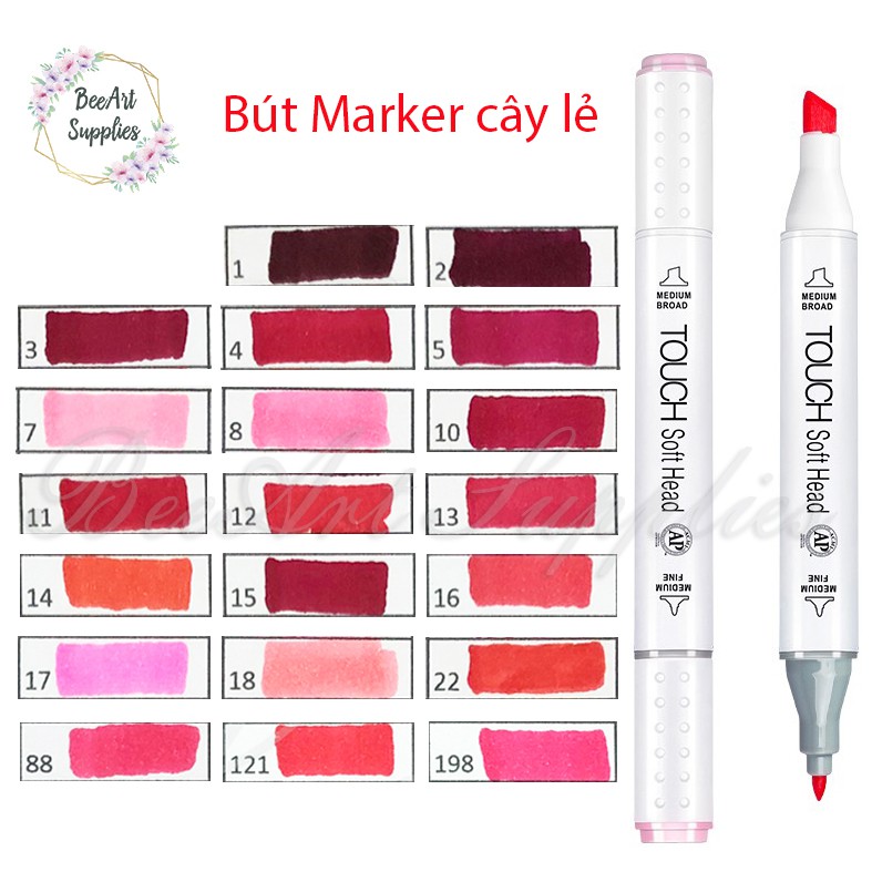 Bút Marker Cây lẻ - Touch Soft - Gam đỏ ( 10k/ cây ) - Page 2