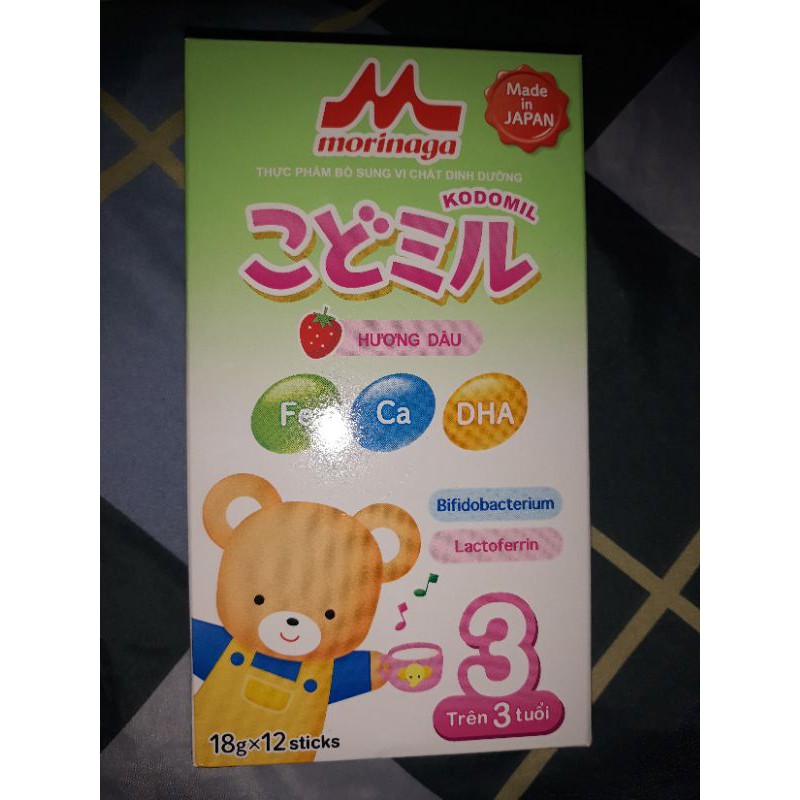 [ Thanh Lý ] Sữa morinaga vị dâu hộp 216g