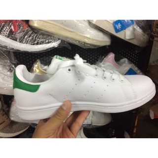 2020Giày thể thao stan smith gót mầu xanh