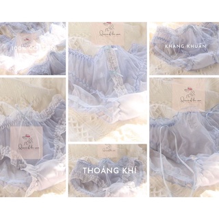 Quần lót ren tím nữ cao cấp đáy cotton kháng khuẩn