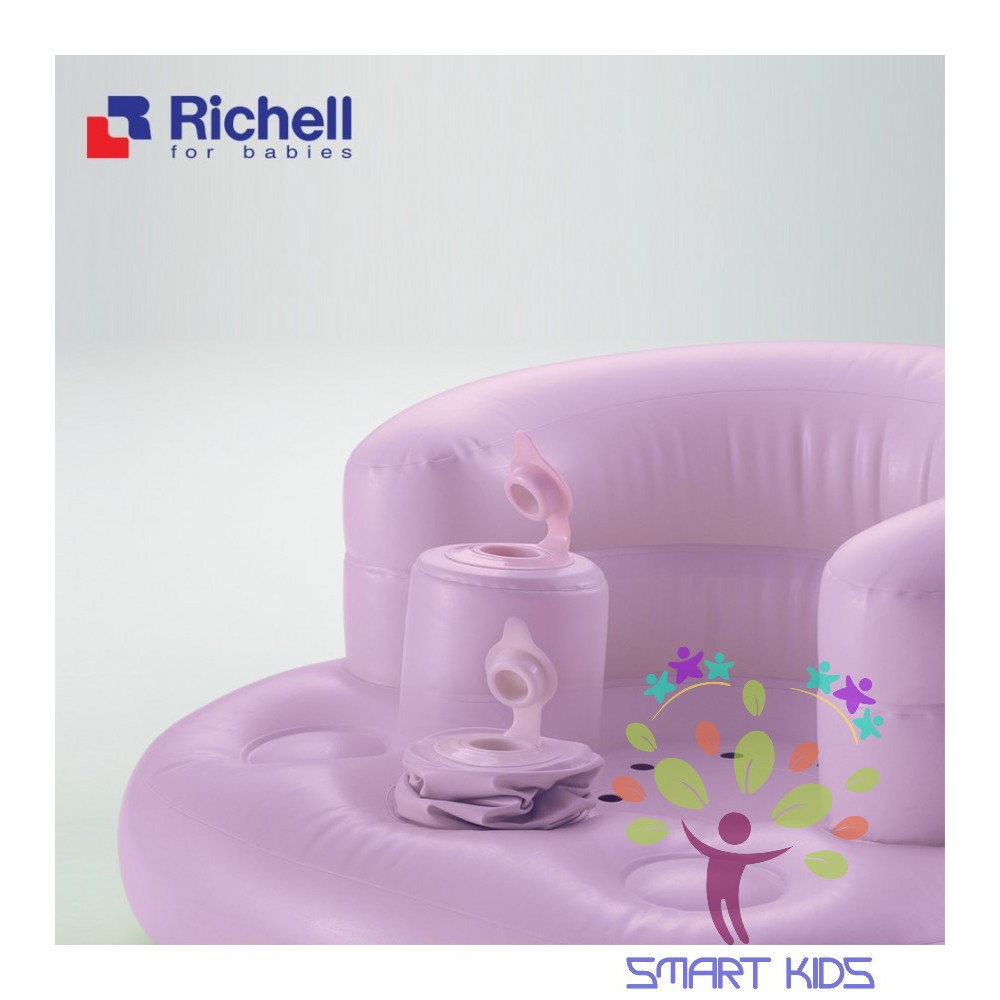 Ghế hơi tập ngồi Richell Nhật Bản hàng chính hãng