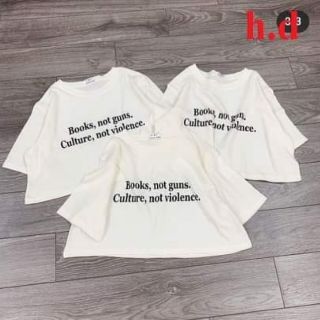 Áo crop top in NOT GUNS