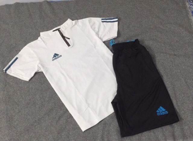 Set bộ quần áo thể thao thời trang nam khoá kéo cổ