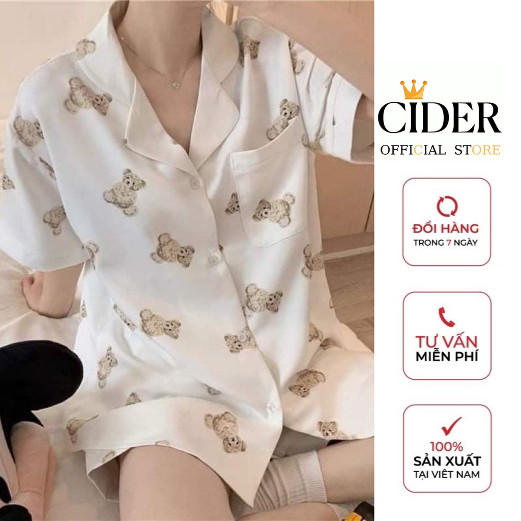 Đồ Ngủ Pijama Mặc Nhà, Set Đồ Nữ Thời Trang Chất Liệu Kate