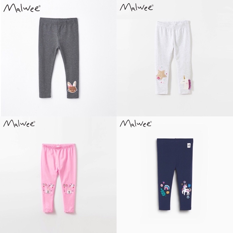 Quần Malwee thun cotton bé gái